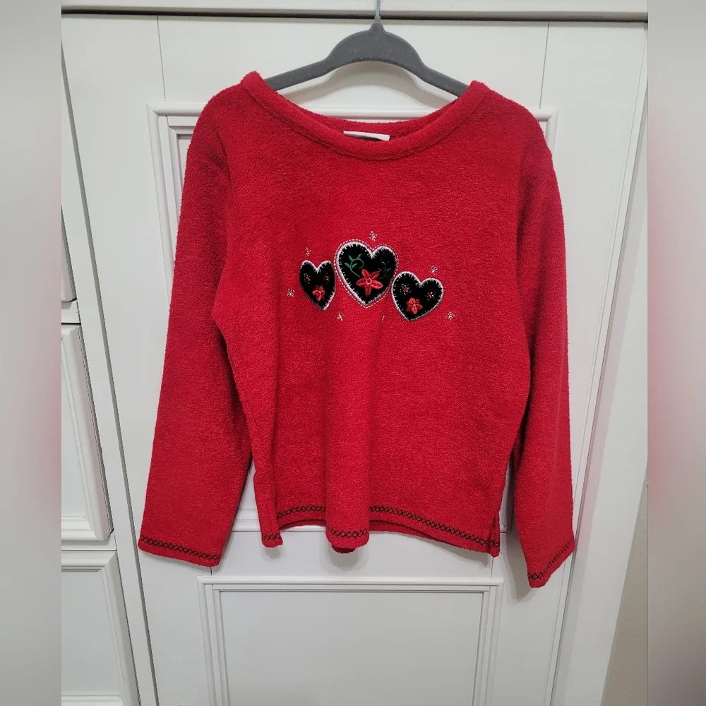 $ 💥$3/$24 Vintage Osh Kosh Long Sleeve‎ Tee with Heart Details